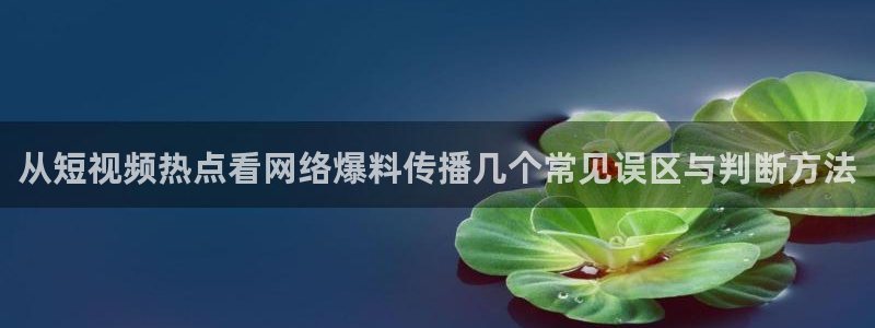 91吃瓜内容大全：从短视频热点看网络爆料传播几个常见误区与判断方法