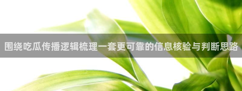 吃瓜网页入口:围绕吃瓜传播逻辑梳理一套更可靠的信息核验与判断思路